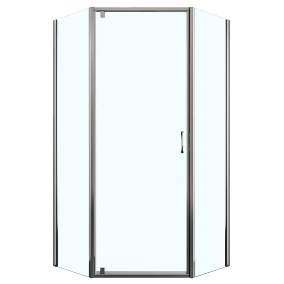 Душевое ограждение Azario Dallas AZ-112P 100х100 см CS00020414, хром/прозрачное - фото 