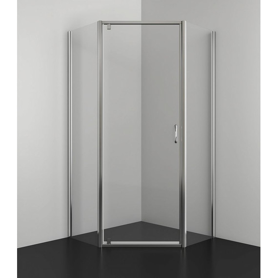 Душевое ограждение Azario Dallas AZ-112P 100х100 см CS00020414, хром/прозрачное - фото 2