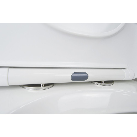 Унитаз-компакт безободковый Azario Levanto AZ-1228A с крышкой микролифт - фото 6