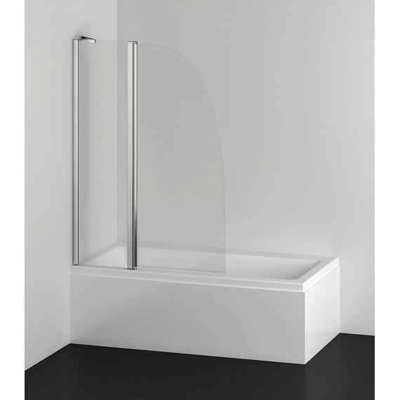 Шторка для ванны Azario AZ-142 100х140 см, хром/прозрачное - фото, картинка 3 Шторка для ванны Azario AZ-142 100х140 см, хром/прозрачное - фото 3