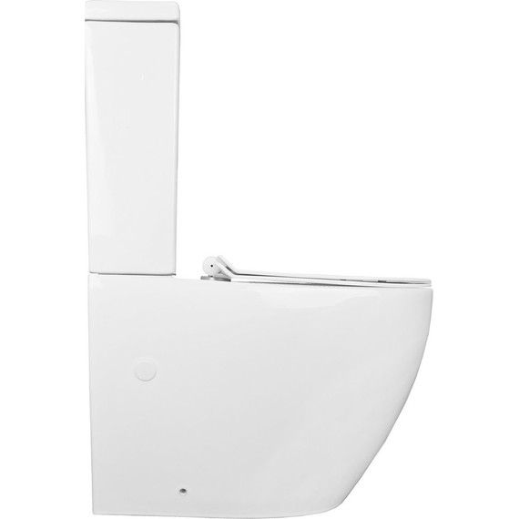 Унитаз-компакт безободковый Azario Corsa AZ-2062S с крышкой микролифт - фото 12