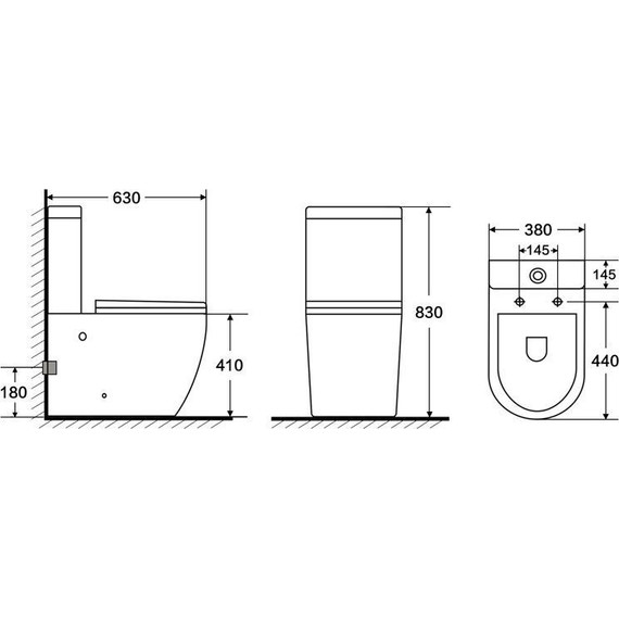 Унитаз-компакт безободковый Azario Corsa AZ-2062S с крышкой микролифт - фото 15