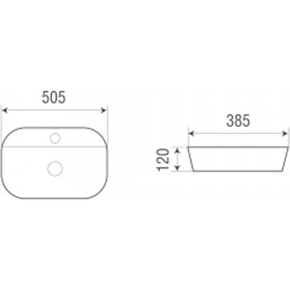 Раковина-чаша Azario 50 см AZ-2202 - фото, картинка 4 Раковина-чаша Azario 50 см AZ-2202 - фото 4