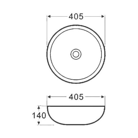 Раковина-чаша Azario 40 см AZ-3216 - фото, картинка 3 Раковина-чаша Azario 40 см AZ-3216 - фото 3
