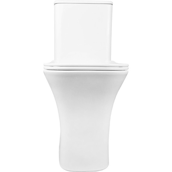 Унитаз-компакт безободковый Azario Fretta Square AZ-5121 с крышкой микролифт - фото 11