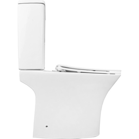 Унитаз-компакт безободковый Azario Fretta Square AZ-5121 с крышкой микролифт - фото 12