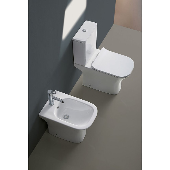 Унитаз-компакт безободковый Azario Fretta Square AZ-5121 с крышкой микролифт - фото 14