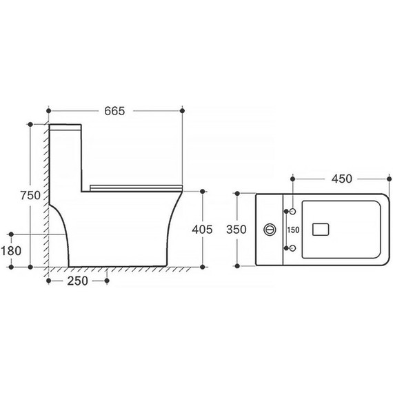 Унитаз-моноблок безободковый Azario Lodi AZ-8617 с крышкой микролифт - фото 12