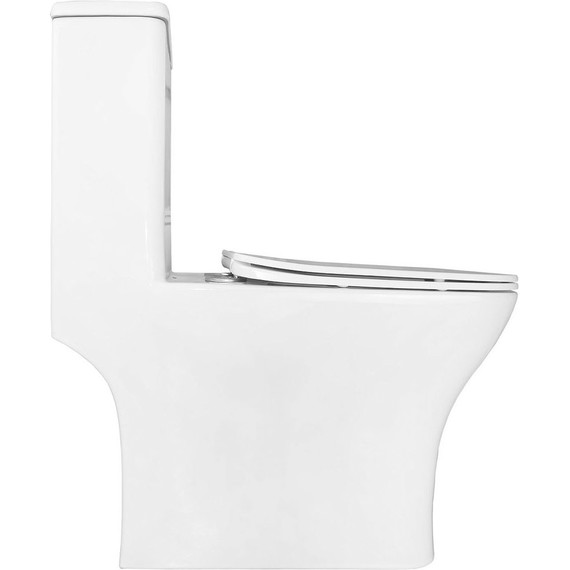 Унитаз-моноблок безободковый Azario Lodi AZ-8617 с крышкой микролифт - фото 9