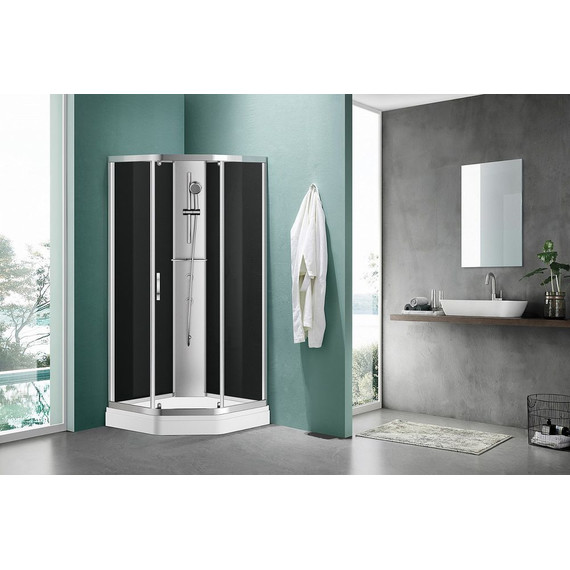 Душевое кабина Azario Denver 90x90 см AZ-N10806 900, хром/прозрачное - фото 2