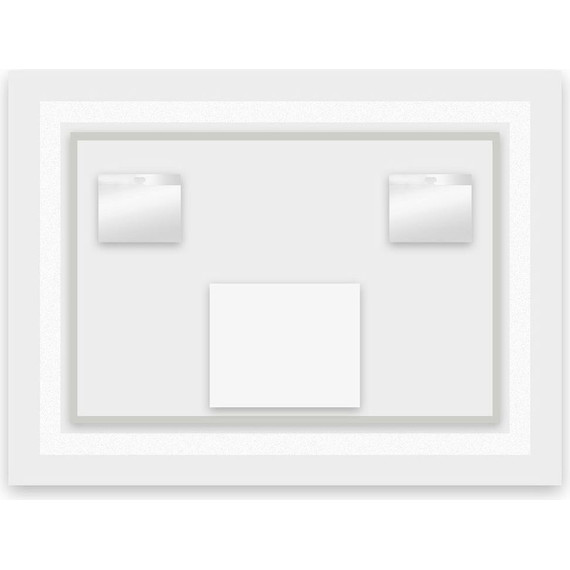 Зеркало Azario 80 см AZ-Z-046-1CS - фото 8