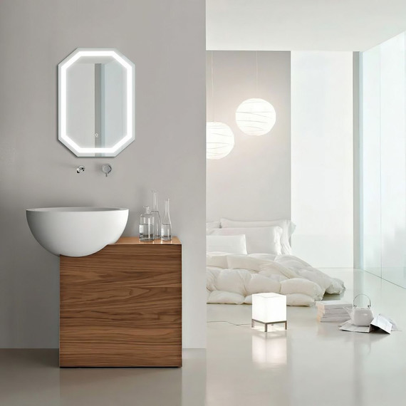 Зеркало Azario 60 см AZ-Z-097CS - фото 9