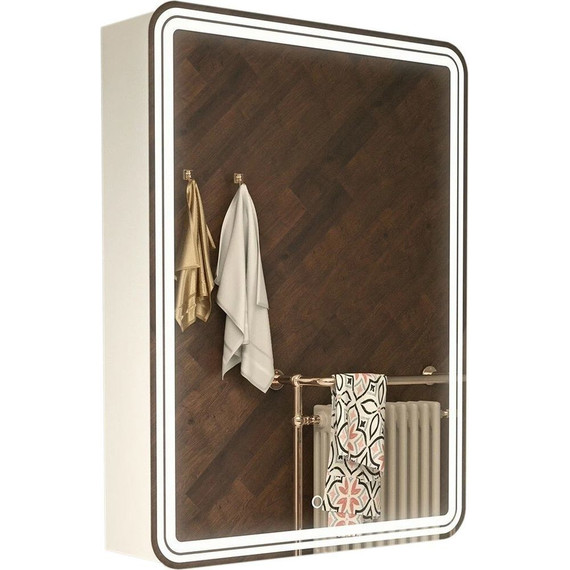 Зеркало-шкаф Azario Adriana 1П Led 60 см - фото 3