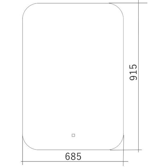 Зеркало Azario Паллада 68 см - фото 5