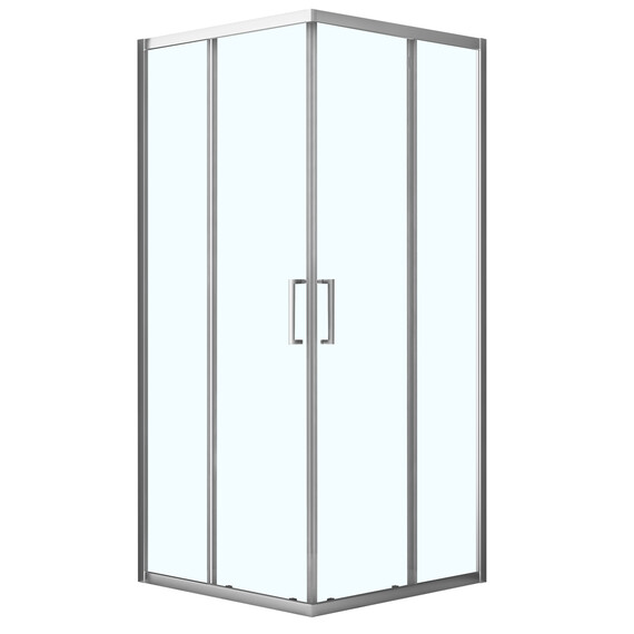 Душевое ограждение AZARIO AZ-131 S 90х90 см, хром/прозрачное - фото 