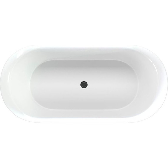 Ванна отдельностоящая Aquanet Family Smart 170х78 см 88778-GW-MB, чёрный глянцевый - фото, картинка 2 Ванна отдельностоящая Aquanet Family Smart 170х78 см 88778-GW-MB, чёрный глянцевый - фото 2