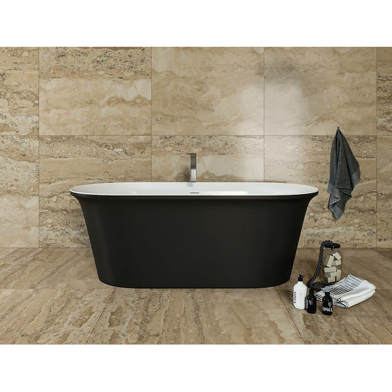 Ванна отдельностоящая Aquanet Family Smart 170х78 см 88778-GW-MB, чёрный глянцевый - фото, картинка 6 Ванна отдельностоящая Aquanet Family Smart 170х78 см 88778-GW-MB, чёрный глянцевый - фото 6