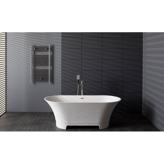 Ванна отдельностоящая Aquanet Bloom Ellipse 165х75 см TC-S92, белый матовый - фото 4