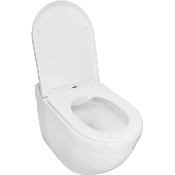 Унитаз подвесной Azario Fora AZ-0017 E-R с крышкой микролифт - фото, картинка 2 Унитаз подвесной Azario Fora AZ-0017 E-R с крышкой микролифт - фото 2