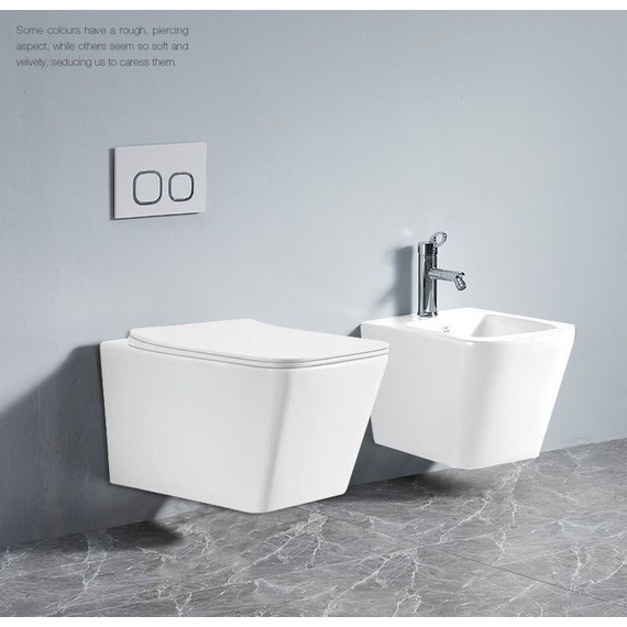 Унитаз подвесной безободковый Azario Boca AZ-2002 с крышкой микролифт, Цвет производителя: белый - фото, картинка 12 Унитаз подвесной безободковый Azario Boca AZ-2002 с крышкой микролифт, Цвет производителя: белый - фото 12