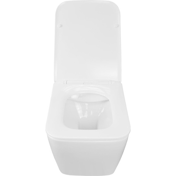 Унитаз подвесной безободковый Azario Boca AZ-2002 с крышкой микролифт, Цвет производителя: белый - фото, картинка 4 Унитаз подвесной безободковый Azario Boca AZ-2002 с крышкой микролифт, Цвет производителя: белый - фото 4