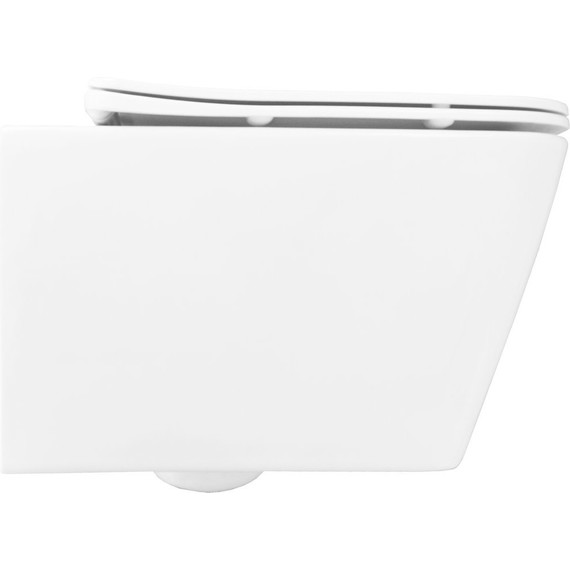 Унитаз подвесной безободковый Azario Boca AZ-2002 с крышкой микролифт, Цвет производителя: белый - фото, картинка 6 Унитаз подвесной безободковый Azario Boca AZ-2002 с крышкой микролифт, Цвет производителя: белый - фото 6