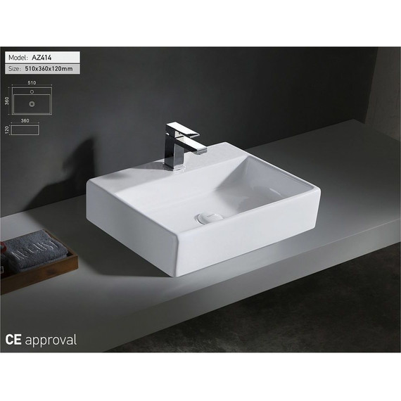 Раковина-чаша Azario 51 см AZ-414 - фото, картинка 2 Раковина-чаша Azario 51 см AZ-414 - фото 2