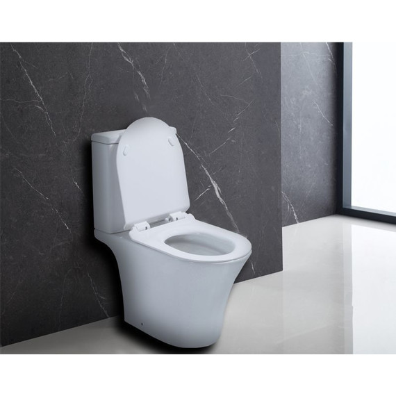 Унитаз-компакт Azario Verde AZ-8220 с крышкой микролифт - фото, картинка 4 Унитаз-компакт Azario Verde AZ-8220 с крышкой микролифт - фото 4