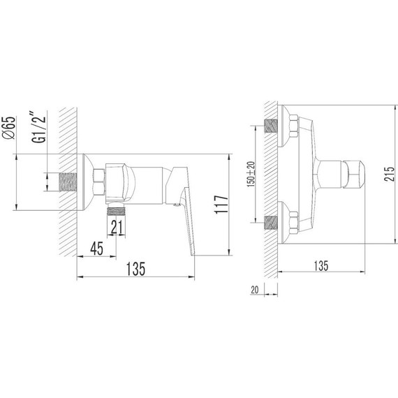 Смеситель для душа Azario Castelo AZ-VJC338274C - фото 6