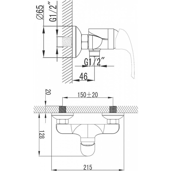 Смеситель для душа Azario Sintra AZ-WKF33361C - фото 6