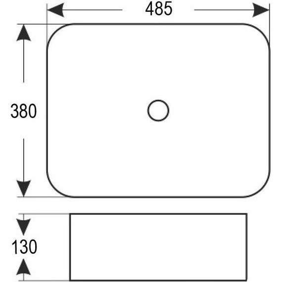 Раковина-чаша Azario 48 см AZ4565 - фото, картинка 3 Раковина-чаша Azario 48 см AZ4565 - фото 3