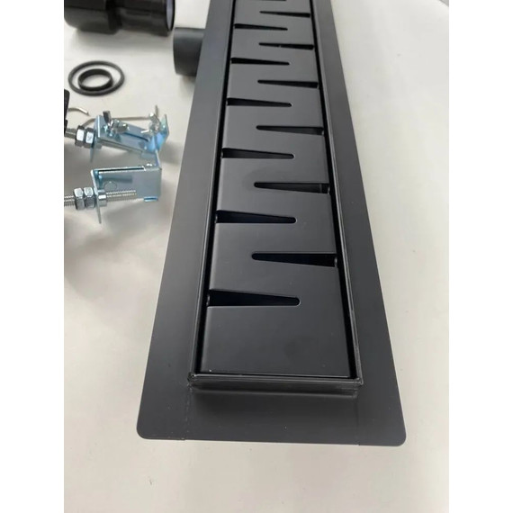 Трап TIM 40 см BAD464002BK, чёрный матовый - фото 5