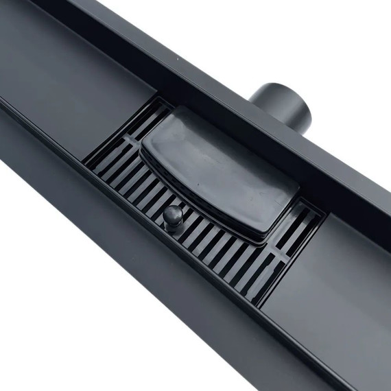 Трап TIM 60 см BAD466002BK, чёрный матовый (под плитку) - фото 9