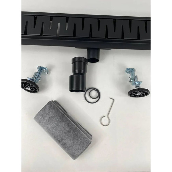 Трап TIM 70 см BAD467002BK, чёрный матовый - фото 7