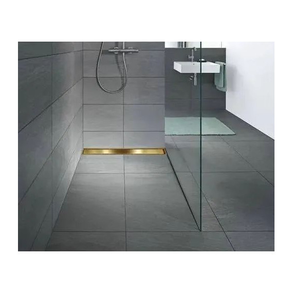 Трап TIM 50 см BAD485002GP, золото глянцевое (под плитку) - фото 15