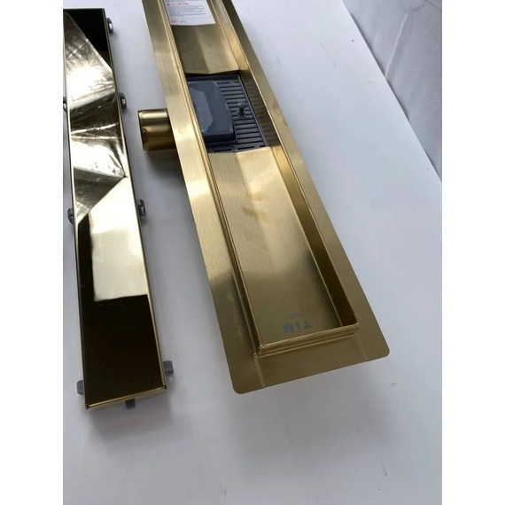 Трап TIM 60 см BAD486002GP, золотой (под плитку) - фото 9