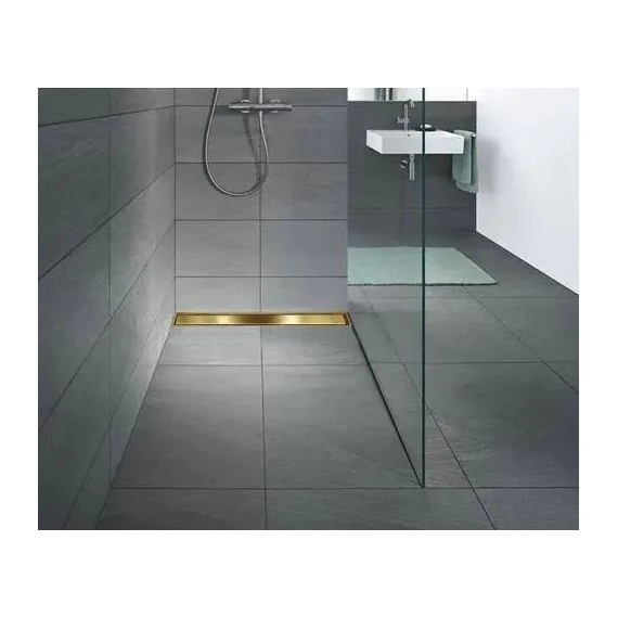 Трап TIM 60 см BAD486002GP, золотой (под плитку) - фото 14