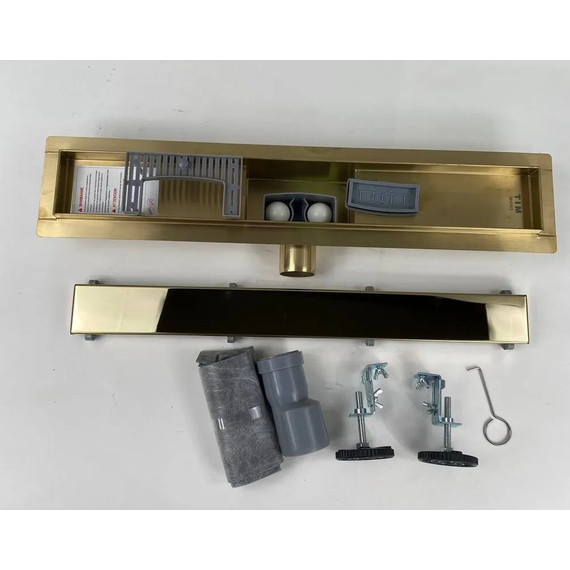 Трап TIM 60 см BAD487002GP, золото глянцевое (под плитку) - фото 12