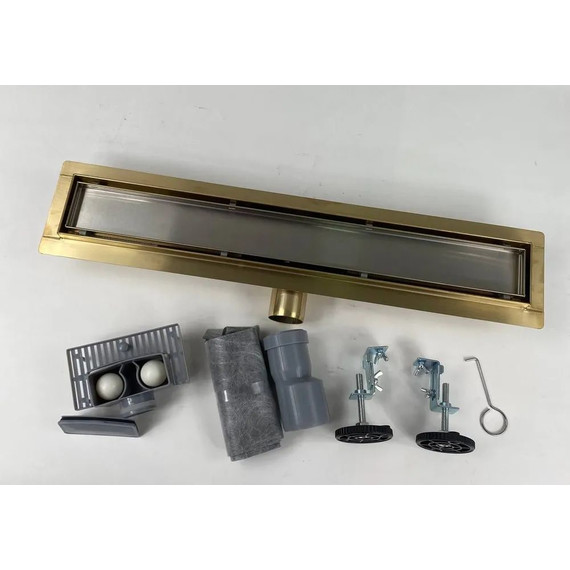 Трап TIM 60 см BAD487002GP, золото глянцевое (под плитку) - фото 2