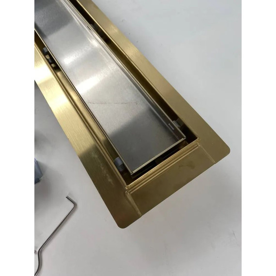 Трап TIM 60 см BAD487002GP, золото глянцевое (под плитку) - фото 6