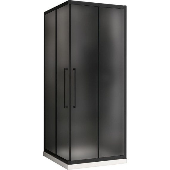 Душевое ограждение Abber Schwarzer Diamant 90x90 см AG02090BMH, чёрный/матовый - фото 2