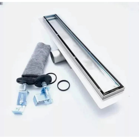 Трап TIM 70 см BAD457002, серебристый (под плитку) - фото 6