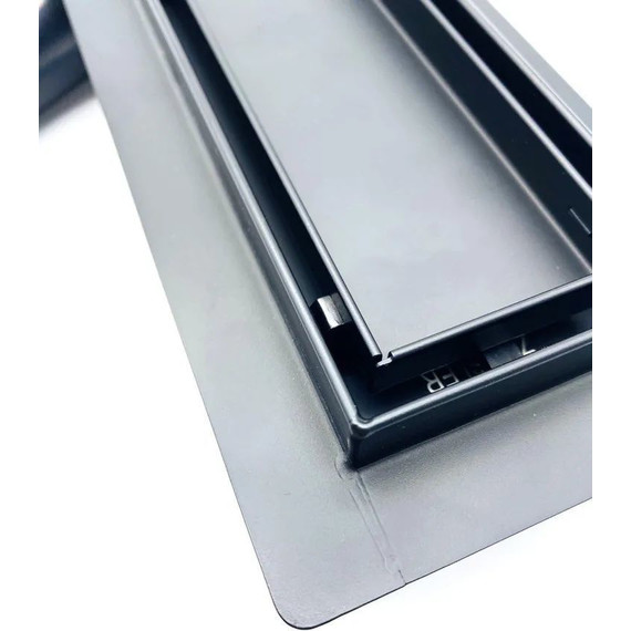 Трап Zeissler 60 см BAD556002BK, чёрный матовый (под плитку) - фото 5