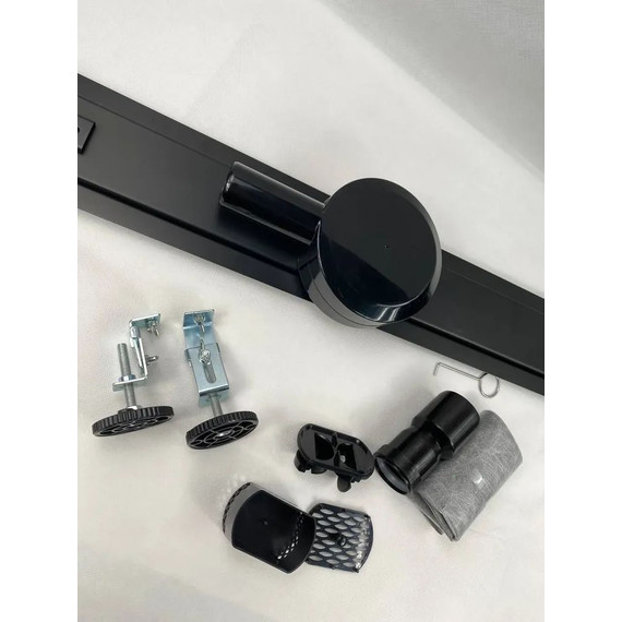 Трап Zeissler 70 см BAD557002BK, чёрный матовый (под плитку) - фото 7