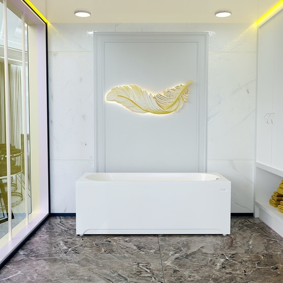 Ванна акриловая Радомир Виктория Лайт 160x70 см (в комплекте каркас), Размер - мм: 1600х700 - фото, картинка 7 Ванна акриловая Радомир Виктория Лайт 160x70 см (в комплекте каркас), Размер - мм: 1600х700 - фото 7