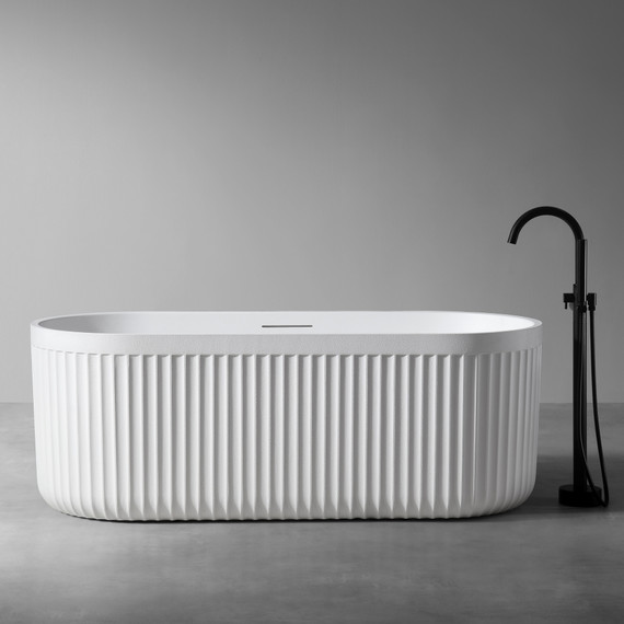 Ванна отдельностоящая Abber Stuttgart 170x75 см AM9925, белый матовый - фото, картинка  Ванна отдельностоящая Abber Stuttgart 170x75 см AM9925, белый матовый - фото