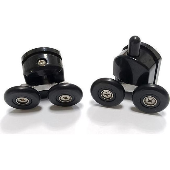 Душевое ограждение Abber Schwarzer Diamant 130x100 см AG30130BMH-S100BM-S100BM, чёрный/матовое - фото 3