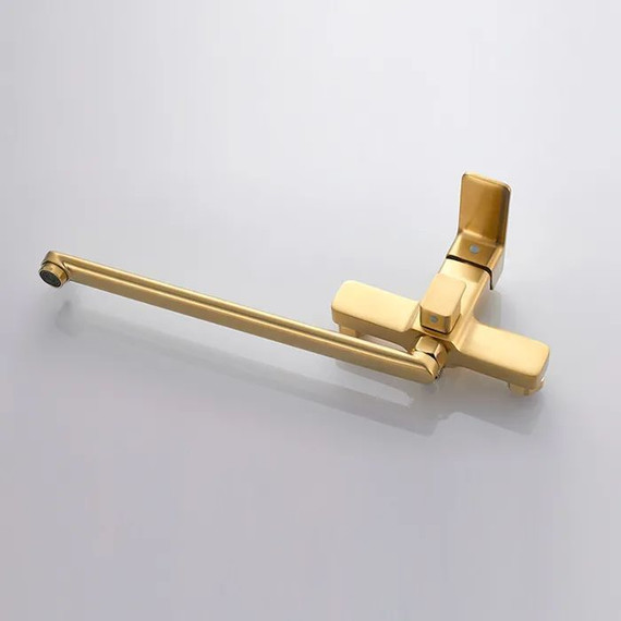 Смеситель для ванны Ledeme L2280Y, золото - фото, картинка 2 Смеситель для ванны Ledeme L2280Y, золото - фото 2