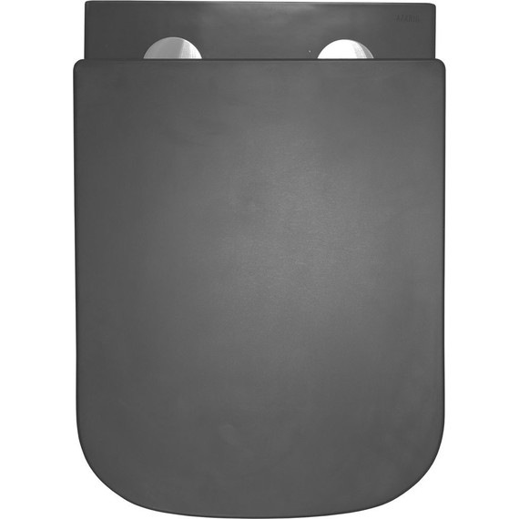 Унитаз подвесной безободковый Azario Teramo AZ-0052-UQ3MB с крышкой микролифт (система смыва Торнадо) чёрный матовый, Цвет производителя: чёрный матовый - фото 12