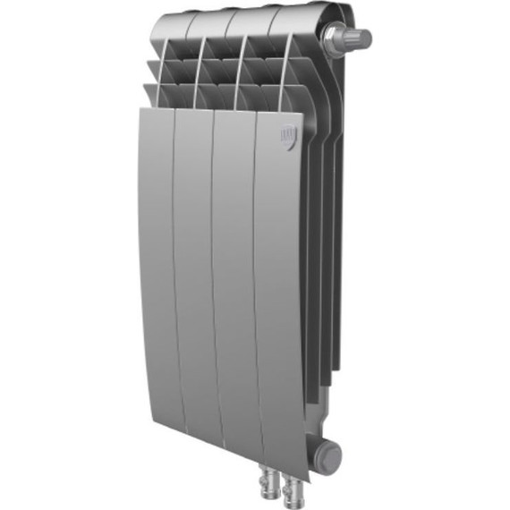 Радиатор Royal Thermo BiLiner 500 VR Silver Satin 320х570 мм (4 секции) - фото 